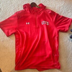 Under Armour Red Utes Half-Zip Shirt